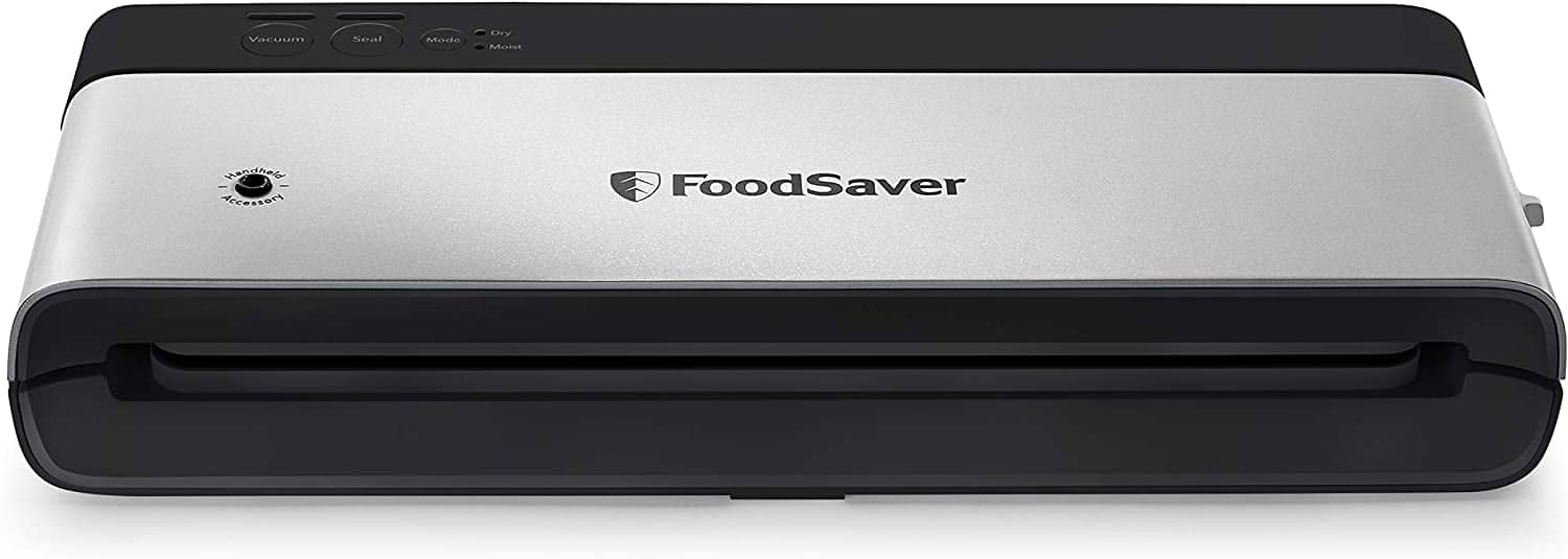 FoodSaver VS3150 Multi-Use Vacuum Sealing & Food Preservation System,  Charcoal Stainless Steel, Black & 1