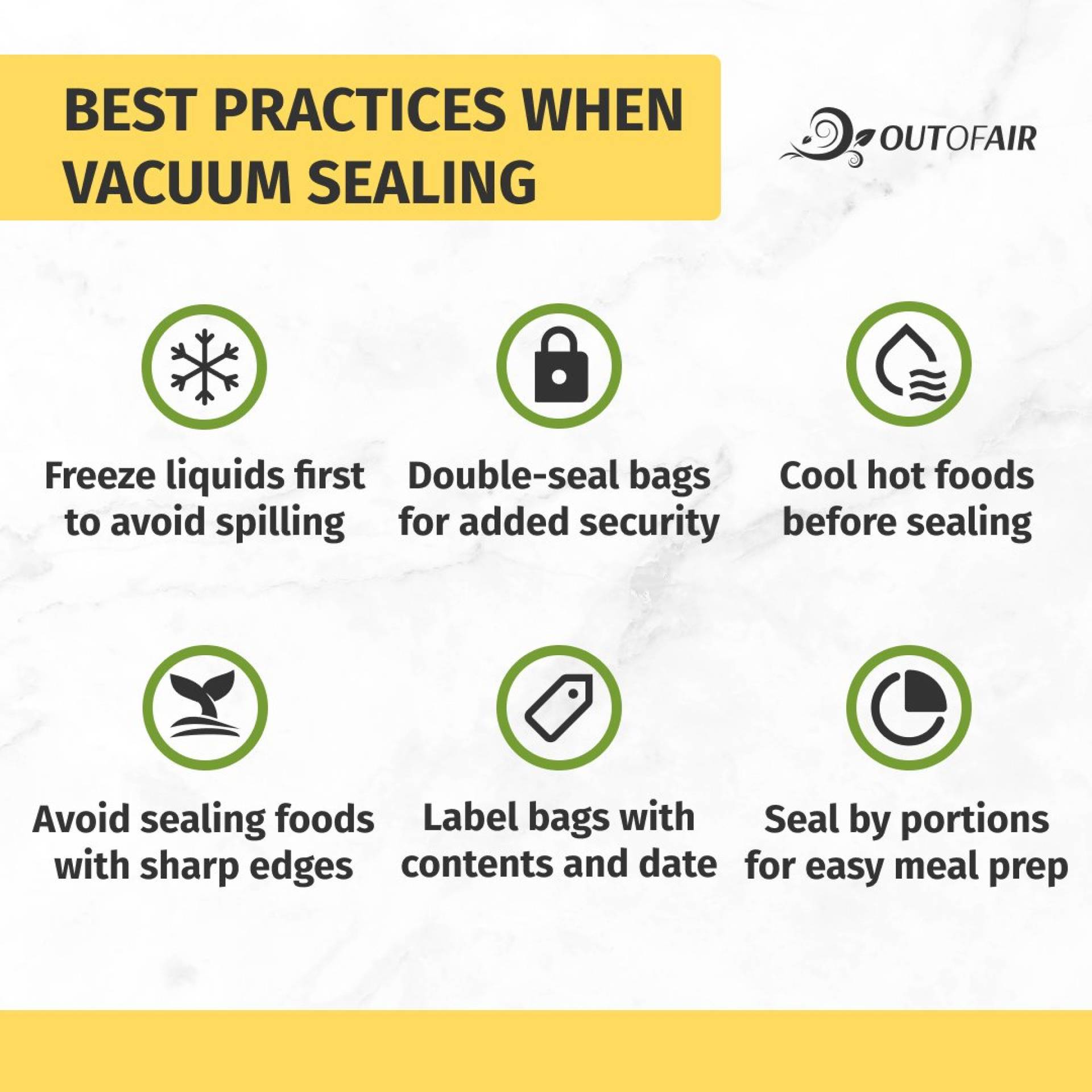 Best Practices When Vacuum Sealing
