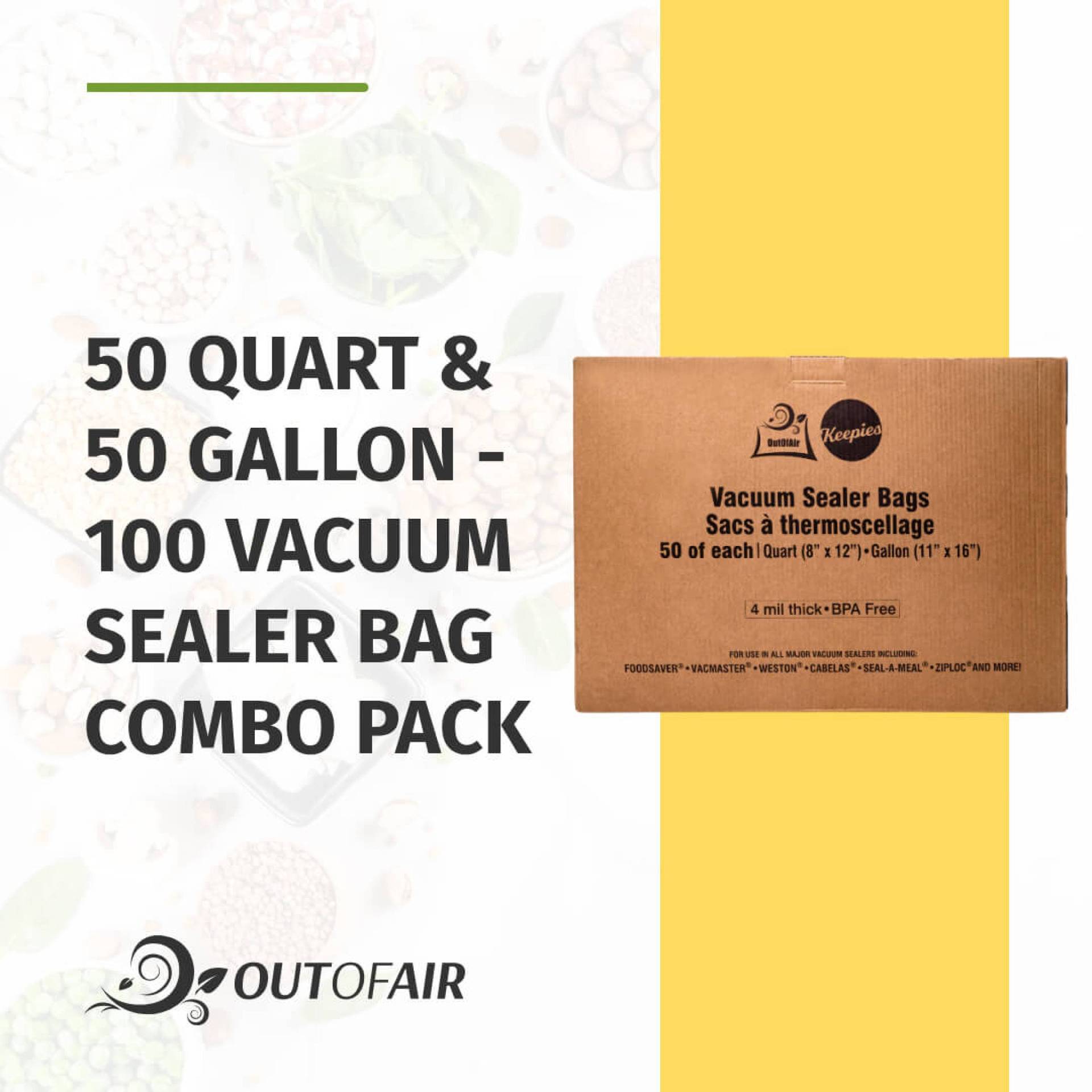 FoodSaver Bag Value Combo Pack 
