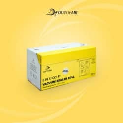 OutOfAir Vacuum Sealer Bags - 1 Mega Roll with Box and Built in Bag Cutter