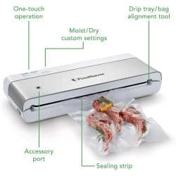 FoodSaver VS0160 Vacuum Sealer Machine (White)