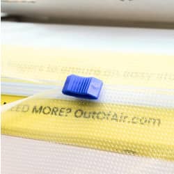 OutOfAir 11" x 100' Vacuum Sealer Bags - 1 Mega Roll with Box and Built in Bag Cutter
