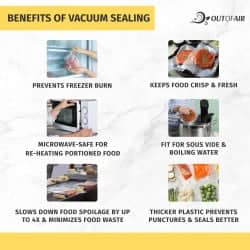 OutOfAir Vacuum Sealer Bag Sample Pack 
