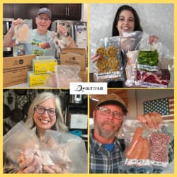 OutOfAir 50 of Each: Pint, Quart. and Gallon Vacuum Sealer Bags (4 Mil Commercial Grade) - 150 Bag Combo Pack