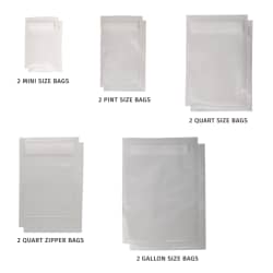 OutOfAir Vacuum Sealer Bag Sample Pack 