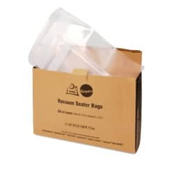 OutOfAir 50 Pint & 50 Quart Vacuum Sealer Bags (4 Mil Commercial Grade) - 100 Bag Combo Pack