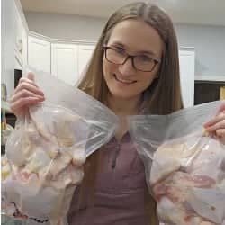 OutOfAir 50 Quart & 50 Gallon Vacuum Sealer Bags (4 Mil Commercial Grade) - 100 Bag Combo Pack