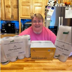 OutOfAir 11" x 25' Vacuum Sealer Bags - 8 Rolls