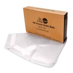 OutOfAir 6" x 10" (Pint size) - 4 Mil - Commercial Grade Vacuum Sealer Bags - 100 Bags