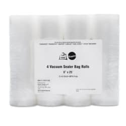 OutOfAir 8" x 25' Vacuum Sealer Bags - 4 Rolls