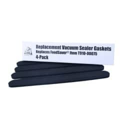 OutOfAir Replacement FoodSaver Vacuum Sealer Gasket Replaces Item T910-00075 - 4 Pack