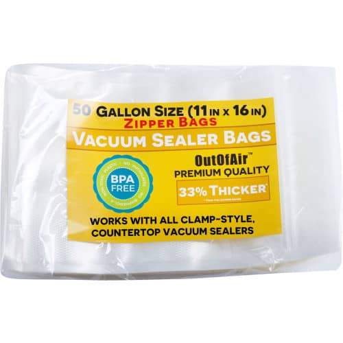 2/4 Commercial 11 x 50' Vacuum Sealer Roll Storage Bags Kitchen
