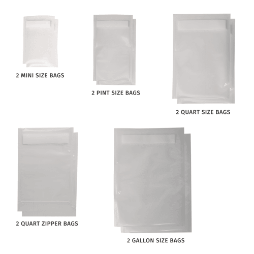OutOfAir Vacuum Sealer Bag Sample Pack 