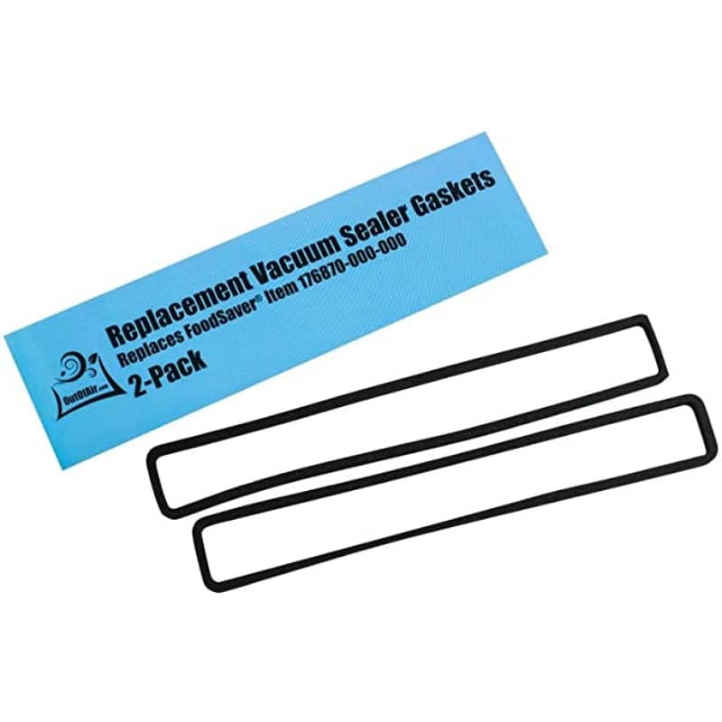 OutOfAir Replacement FoodSaver Vacuum Sealer Gasket Replaces Item 176870-000-000 - 2 Pack