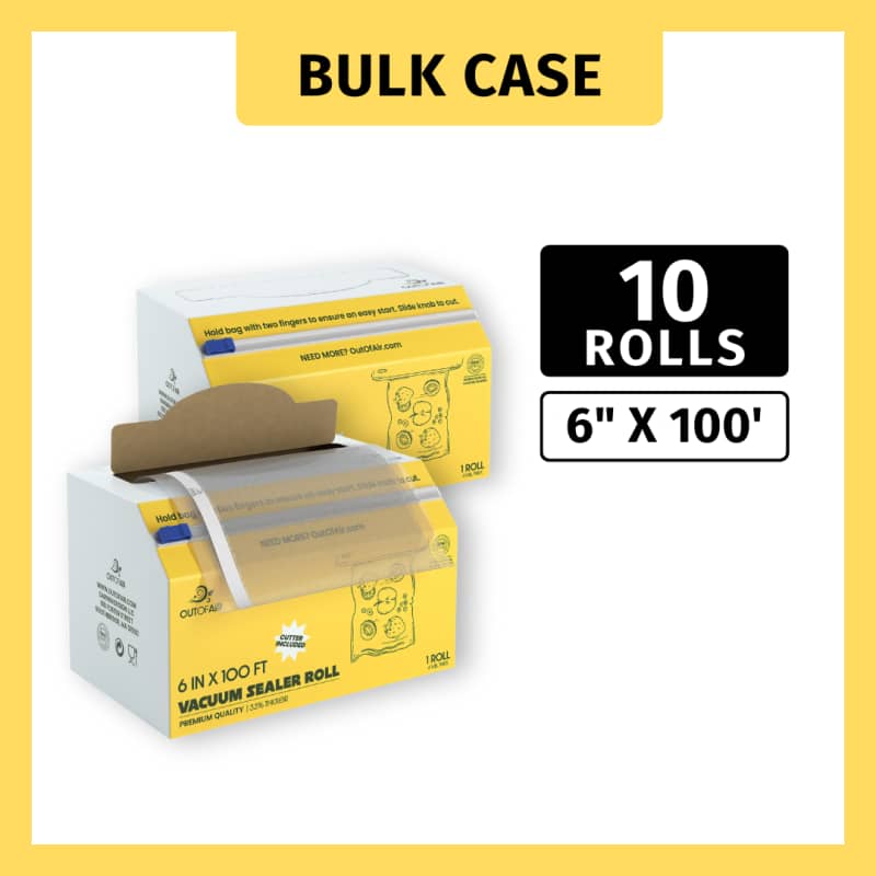 6" X 100' (With Box and Built-In Cutter) - 10 Rolls 