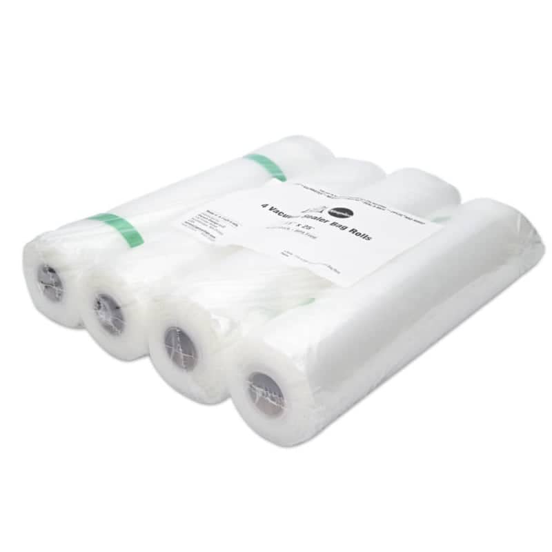 OutOfAir 11" x 25' Vacuum Sealer Bags - 4 Rolls
