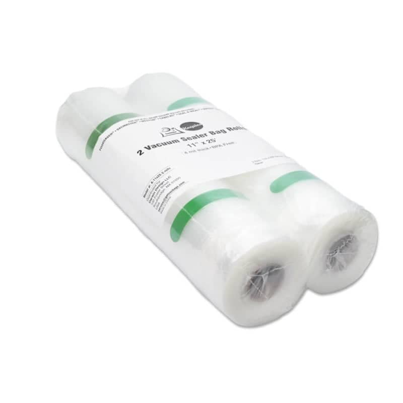 OutOfAir 11" x 25' Vacuum Sealer Bags - 2 Rolls