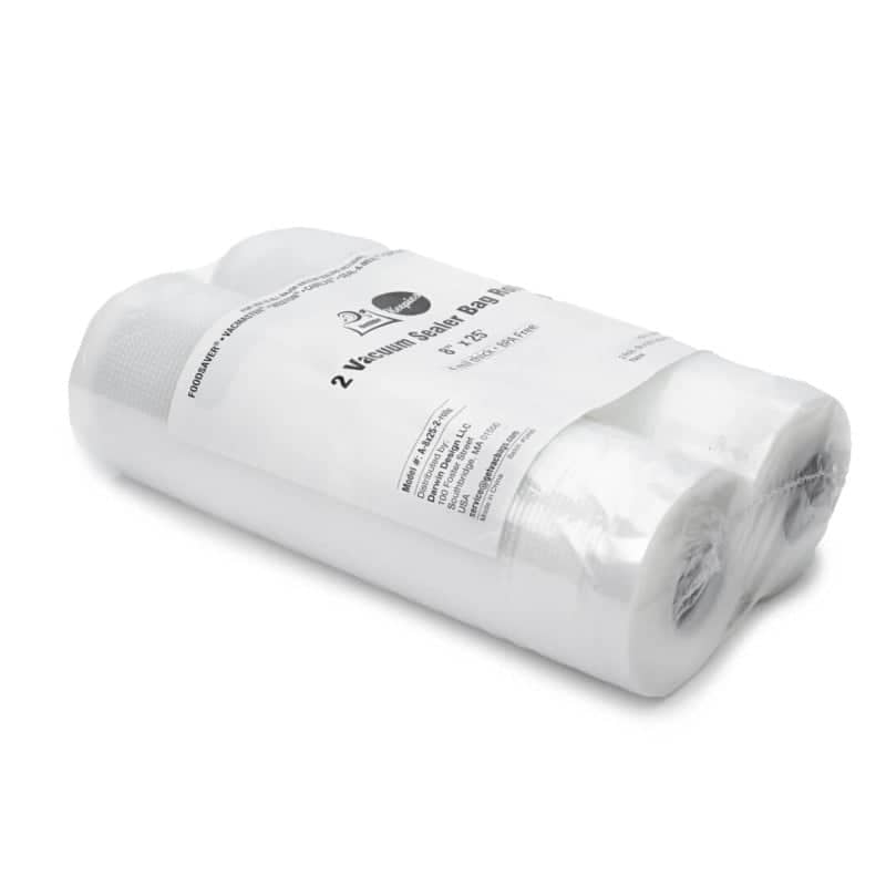 OutOfAir 8" x 25' Vacuum Sealer Bags - 2 Rolls