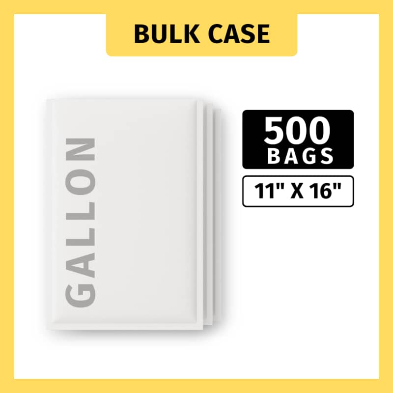 11" X 16" (Gallon Size) - 500 Bags