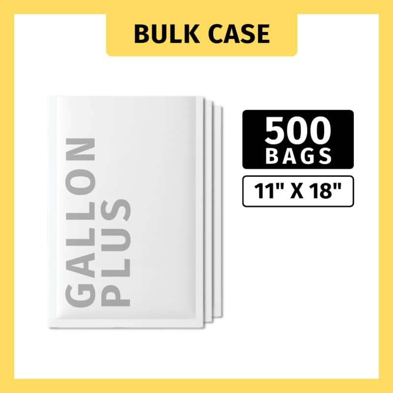11" X 18" (Gallon Plus Size) - 500 Bags