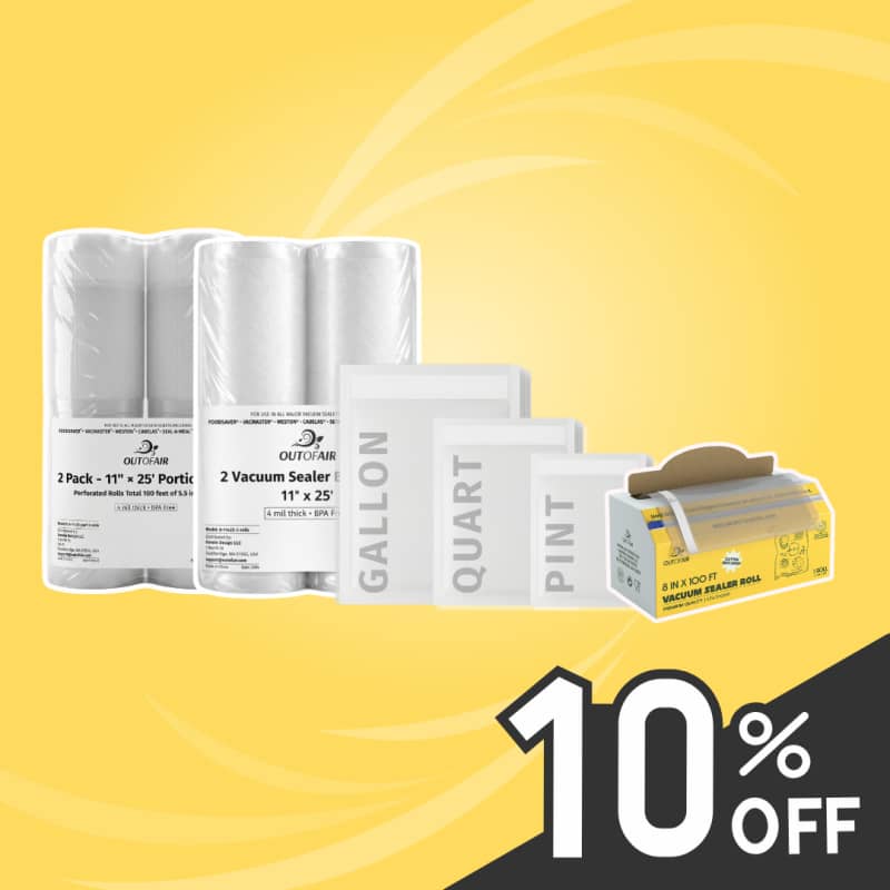 Starter Pack Bundle: Perforated Pocket Rolls + 150 Combo Bag + 11" x 25' + 8" x 100'