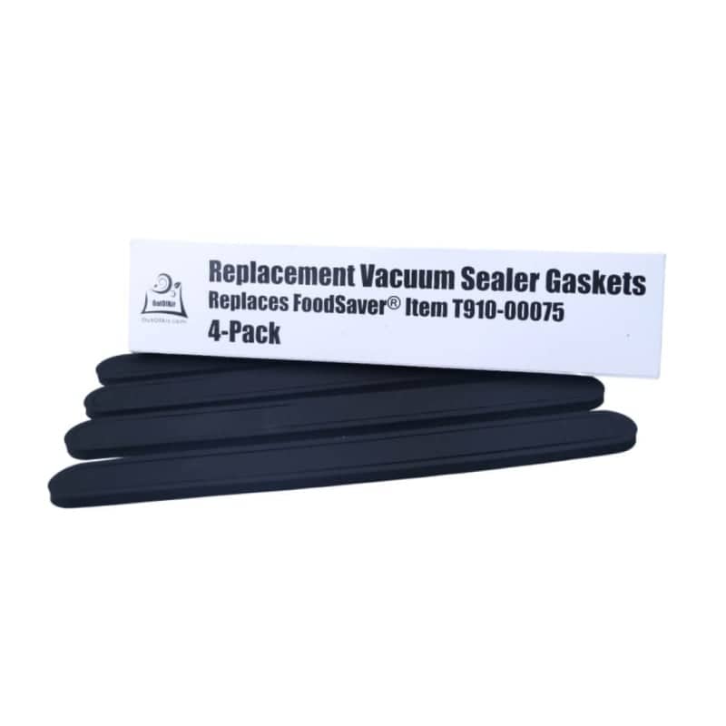 OutOfAir Replacement FoodSaver Vacuum Sealer Gasket Replaces Item T910-00075 - 4 Pack