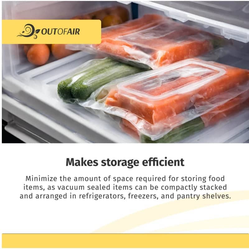 OutOfAir 11" x 16" (Gallon size) - 4 Mil - Commercial Grade Vacuum Sealer Bags - 100 Bags