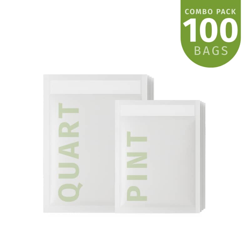 50 Pint + 50 Quart - 100 Bag Combo Pack