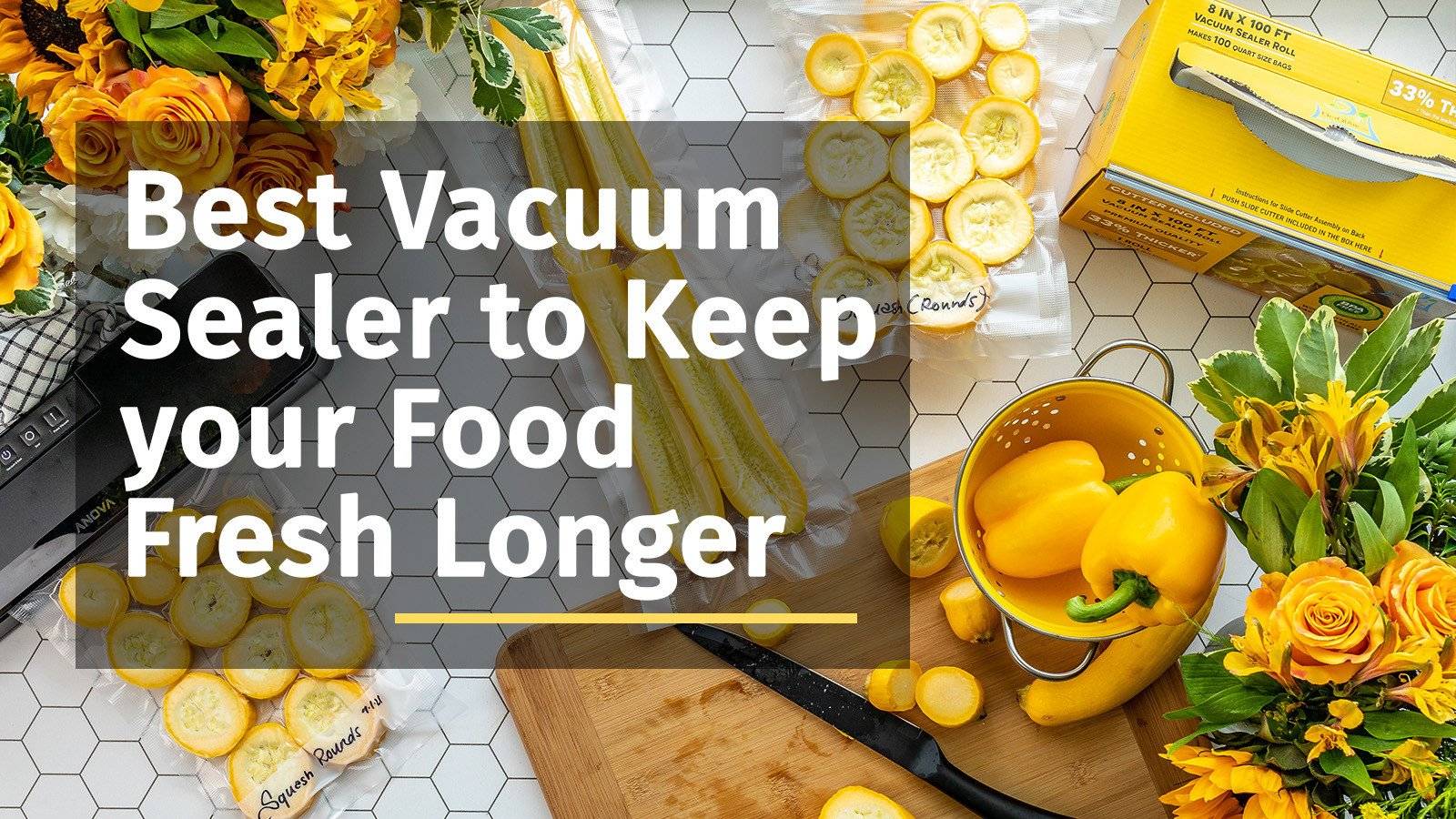 The Best Vacuum Sealer to Keep your Food Fresh Longer