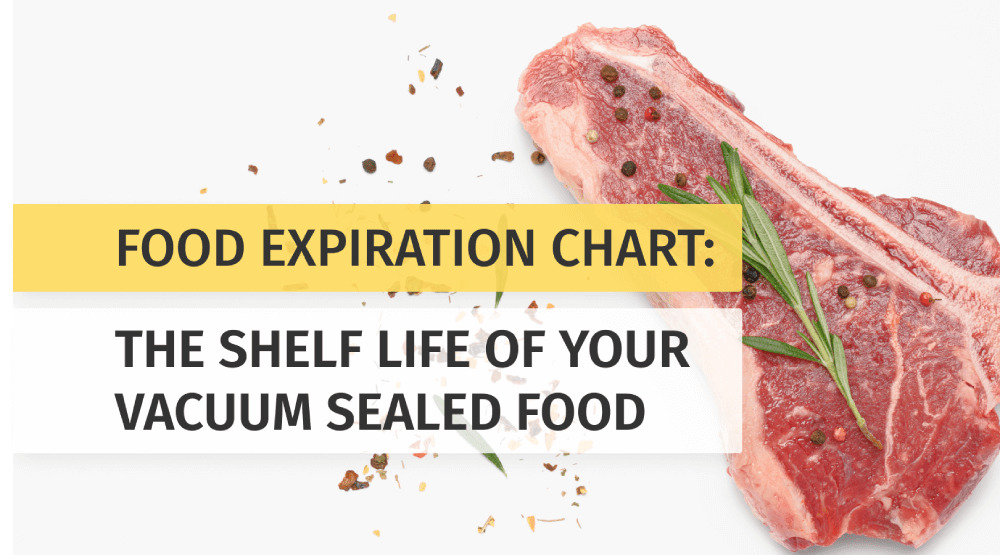 Food Expiration Chart: The Shelf Life of Your Vacuum Sealed Food