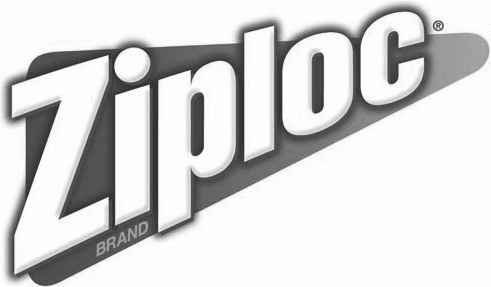 Ziploc logo black and white
