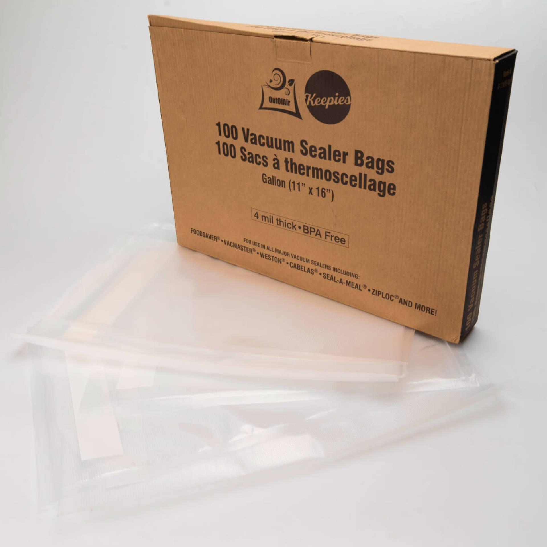 Foodsaver zipper bags gallon on sale
