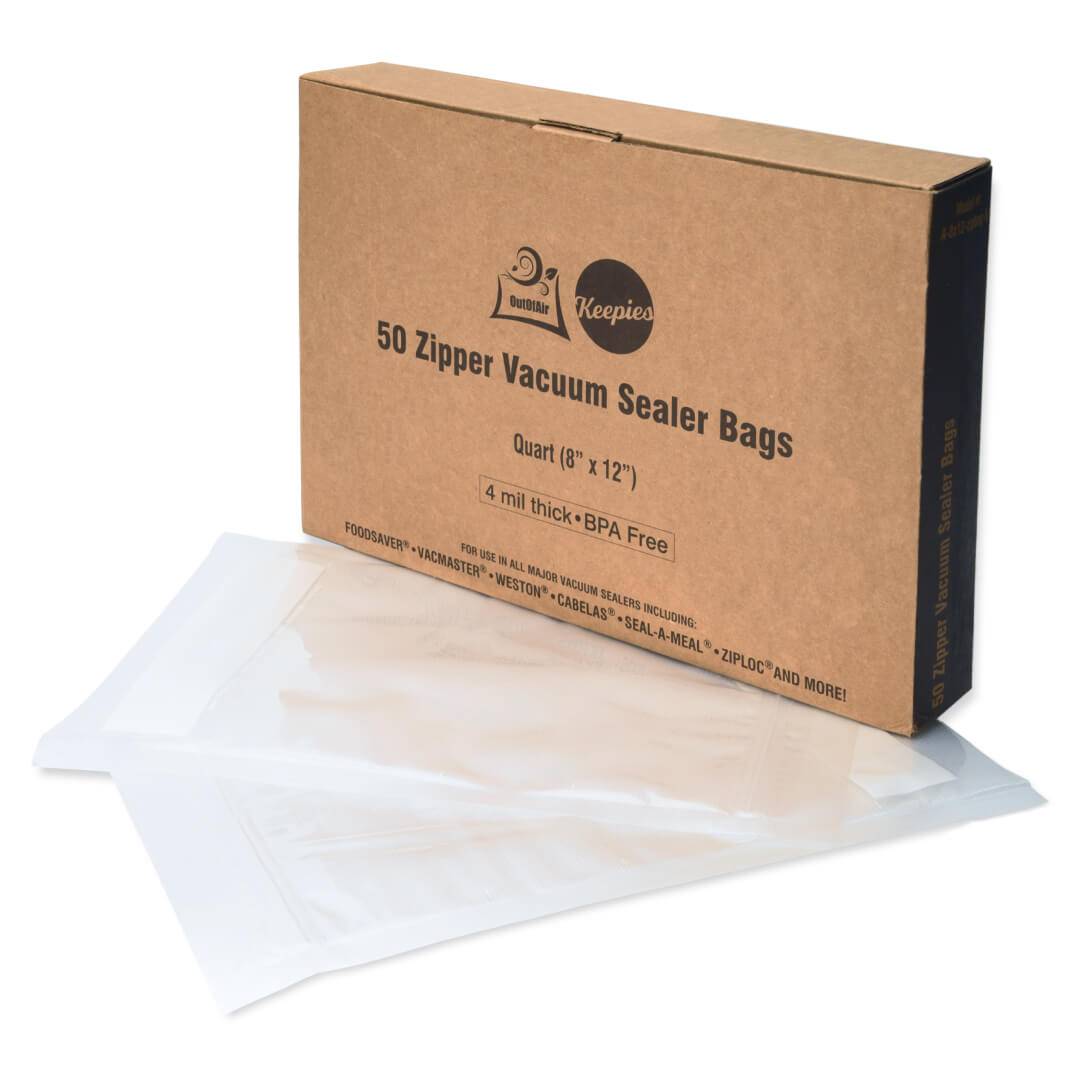 Foodsaver quart zipper bags top