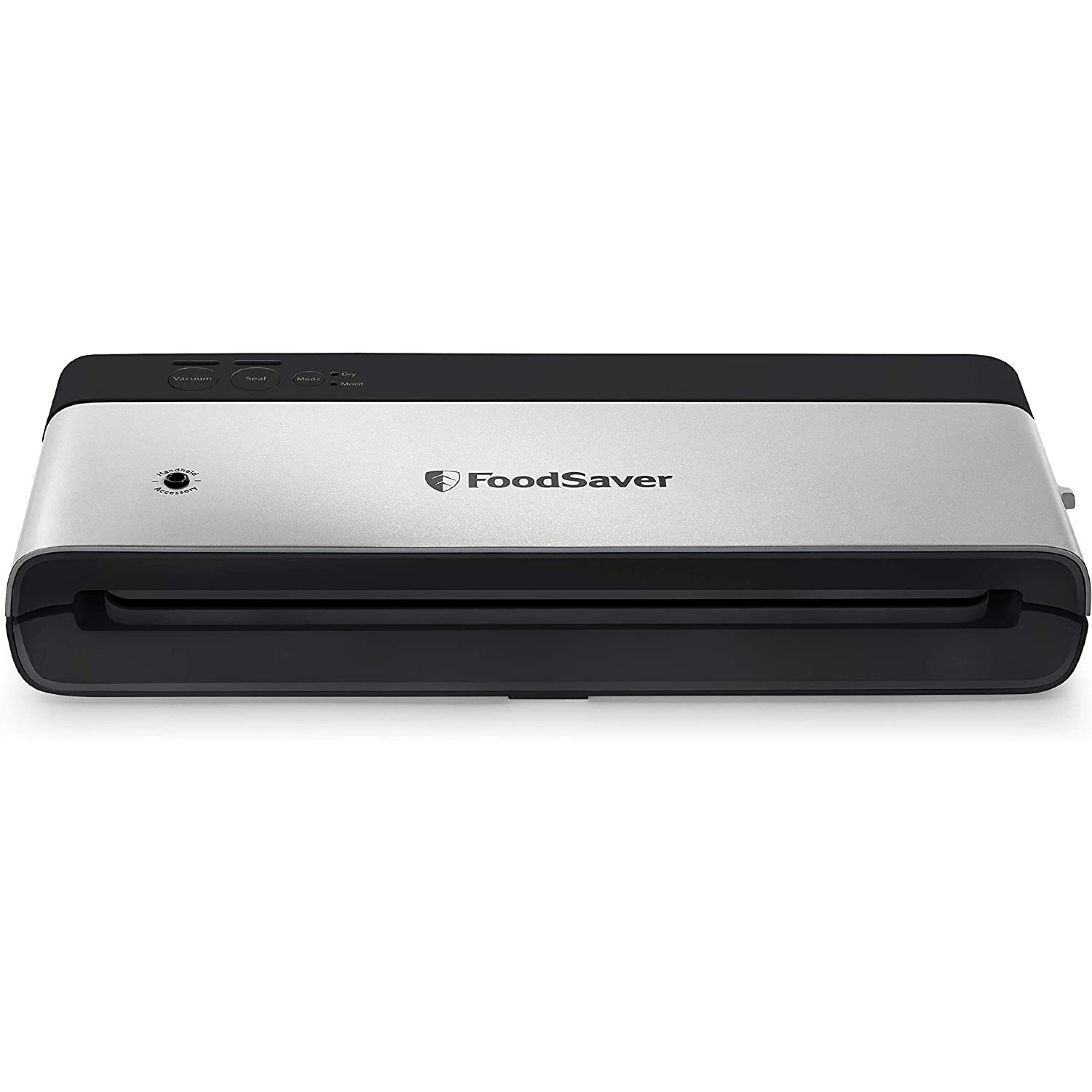 FoodSaver VS0150 PowerVac Vacuum Sealer Machine Vertical Vacuum Sealer Storage (Black) OutOfAir