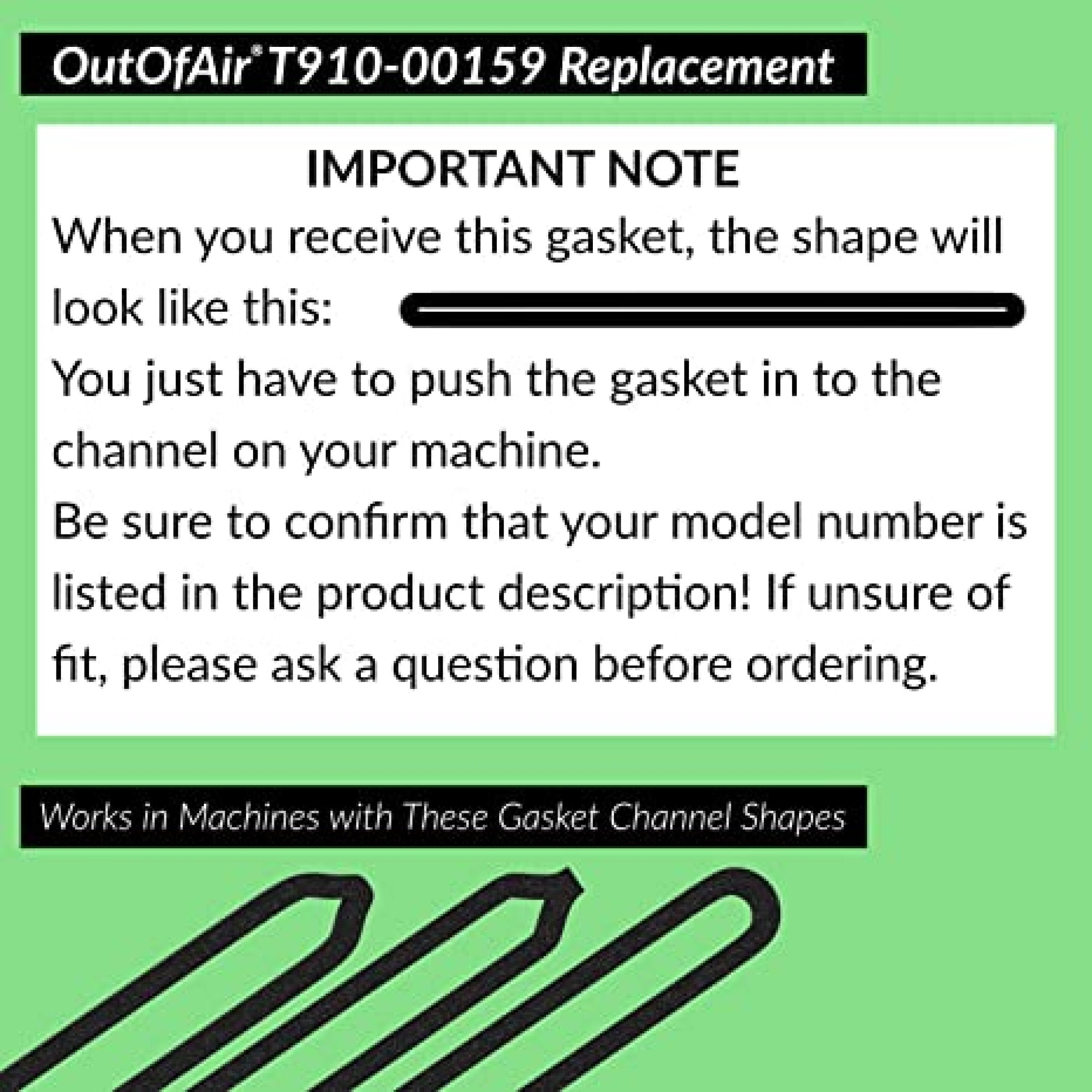 FoodSaver DIY Gasket Replacement Replaces Item T91000159 2 Pack