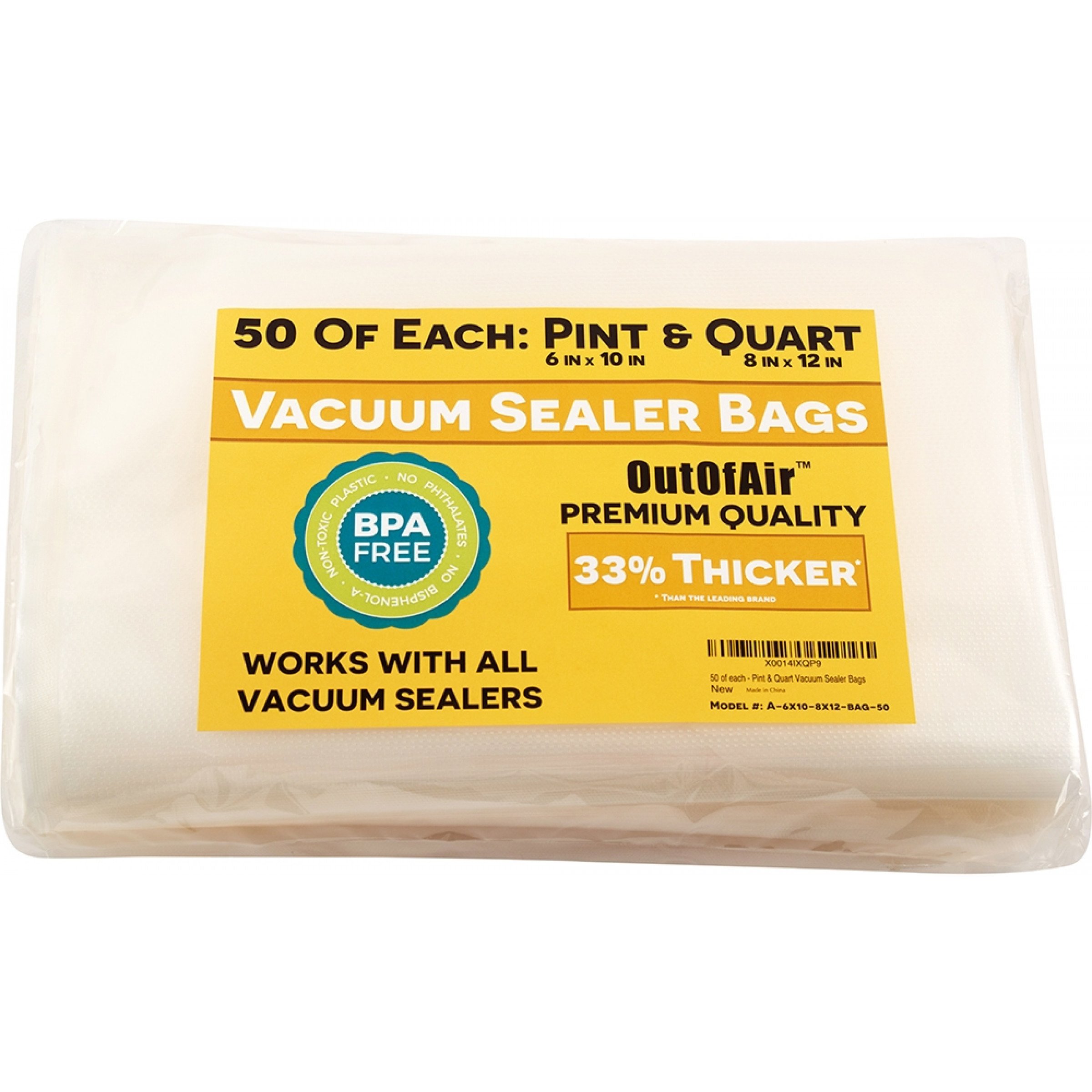 pint size vacuum sealer bags